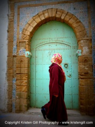 Door, Tiles, Veils - Essaouira, Morocco